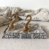 Salt and pepper shakers, 1960s swans