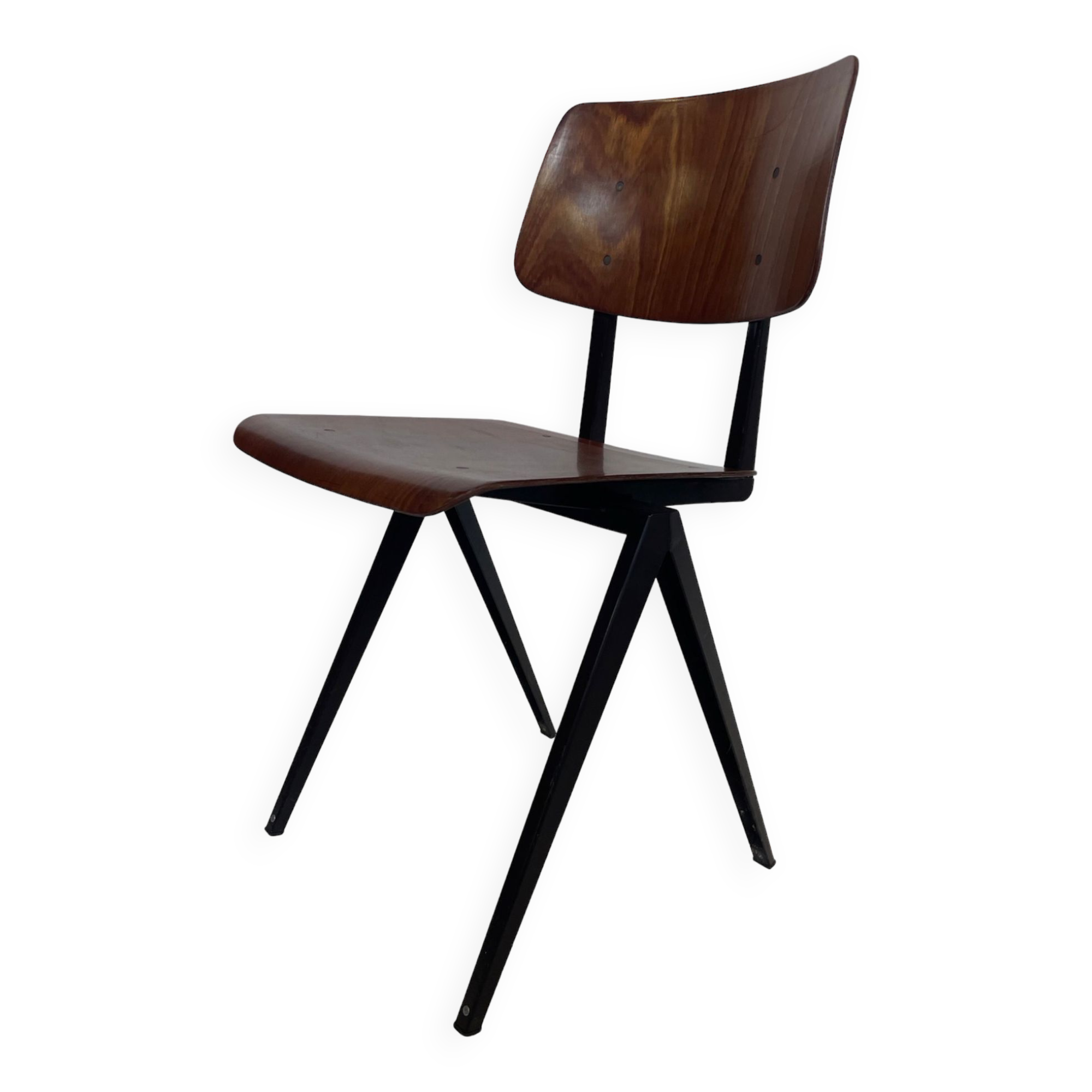 Industrial chair Galvanitas S16 Pagholz Netherlands 60's Design