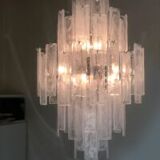 Lustre en verre de murano « listelli alabastro »