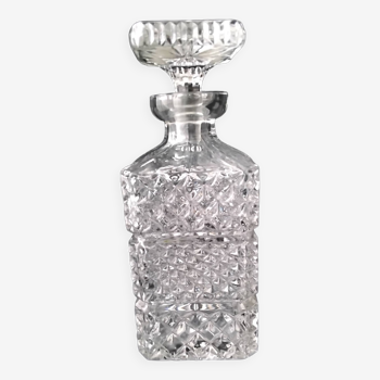 Crystal whiskey decanter Diamond tip decor