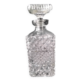 Crystal whiskey decanter Diamond tip decor