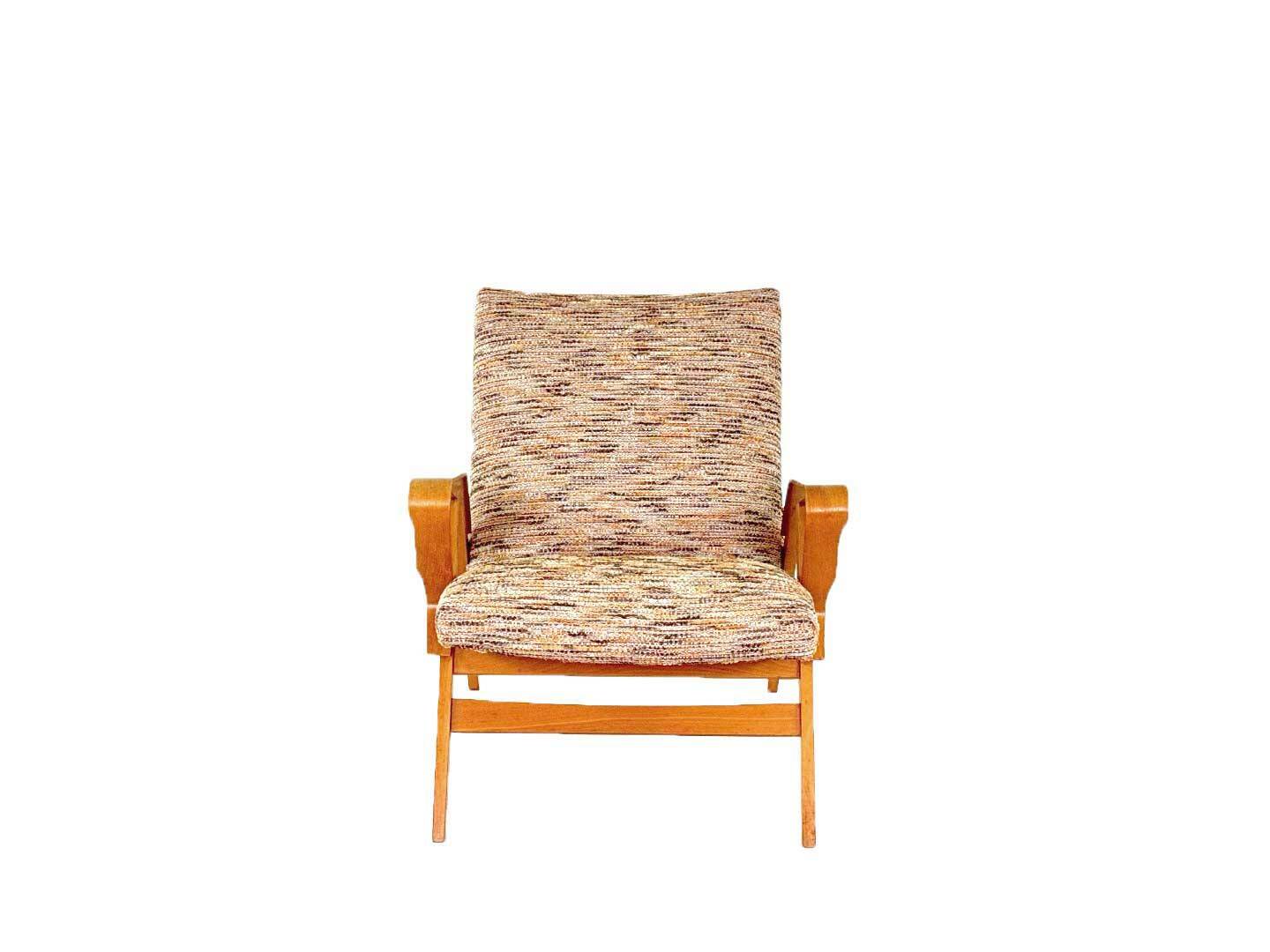Vintage no. 24-23 armchair by františek jirák for tatra nabytok pravenec