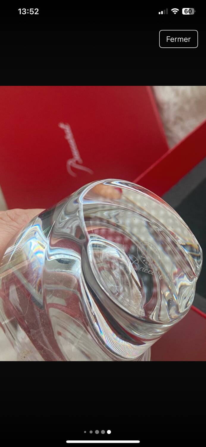 Rare Baccarat spiral vase