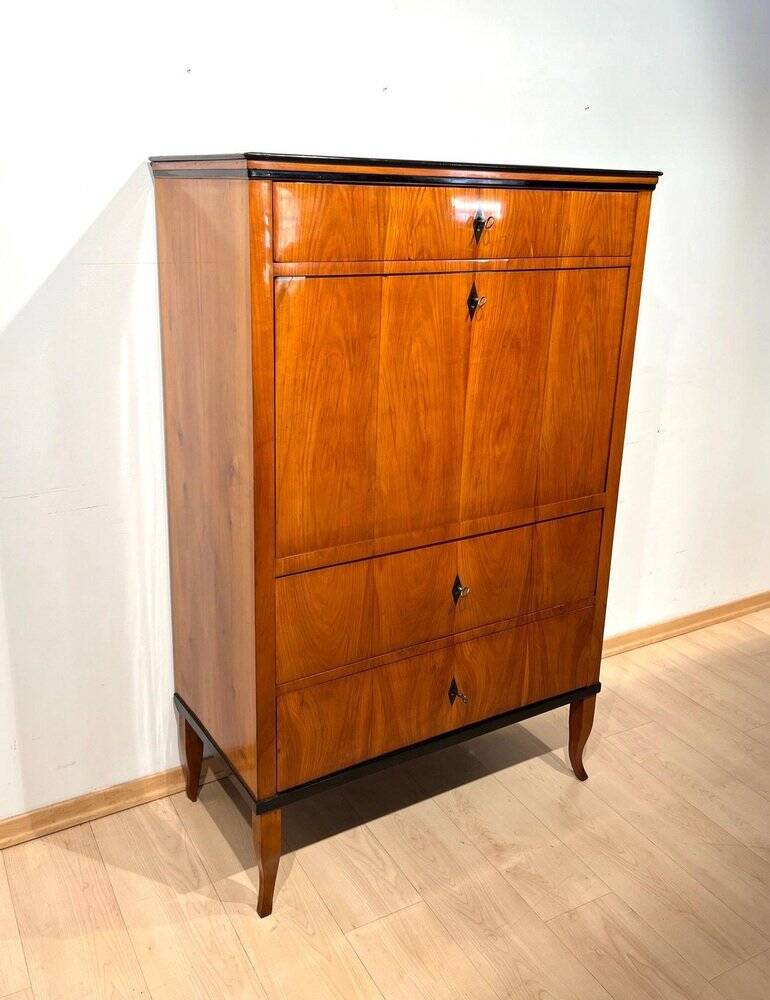 Biedermeier Secretary in Cherry Veneer, 1820s