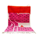 Hand-woven pink Berber rug