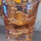 Vase ambré années 60