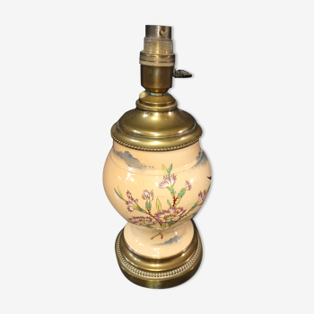 Brass ceramic lamp