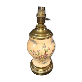 Brass ceramic lamp