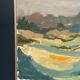 Swedish Oil on Panel “Landscape” by Lars Stocks,Framed & Vintage 77 × 57 cm