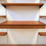 Scandinavian teak modular library, Kai Kristiansen