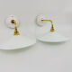 Opaline wall lights