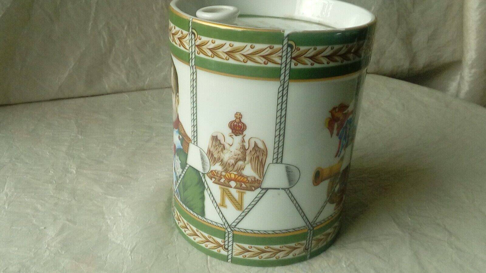 Napoleon cognac porcelain bottle camus haviland limoges empir style