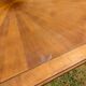 Table de salle à manger octogonale extensible en bois