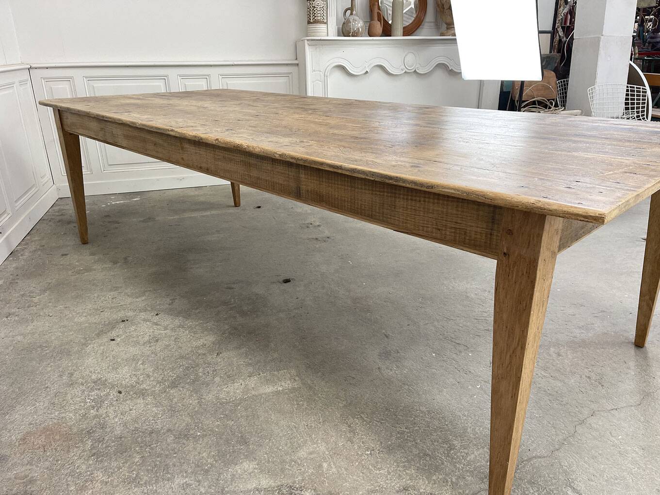 1940s oak and fir farmhouse table
