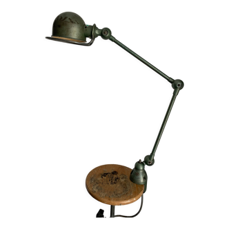 Vintage lamp 1960 Jielde 2 original green arms