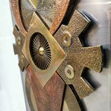 Vintage design wall art sculpture decoration stephen chun ‘silver’