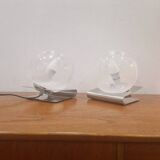 Paire de lampe space age design 70, murano