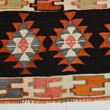 3x10 Boho Style Kilim Runner Rug, Peach Orange Vintage Runner, 73x296 Cm