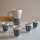 Roger Capron (1922 2006) orangeade service in enamelled tin earthenware