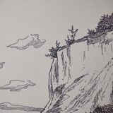 Antique print - La cape de mer - Lithograph from 1902