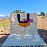 Handmade wool Berber rug 300X200 cm