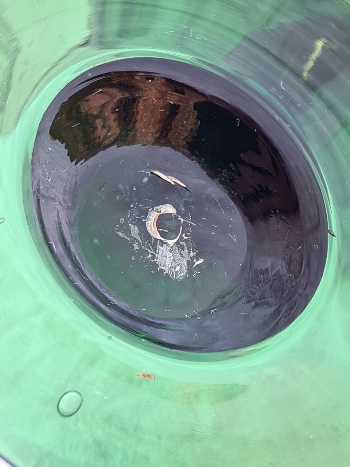 Empoli glass candy box