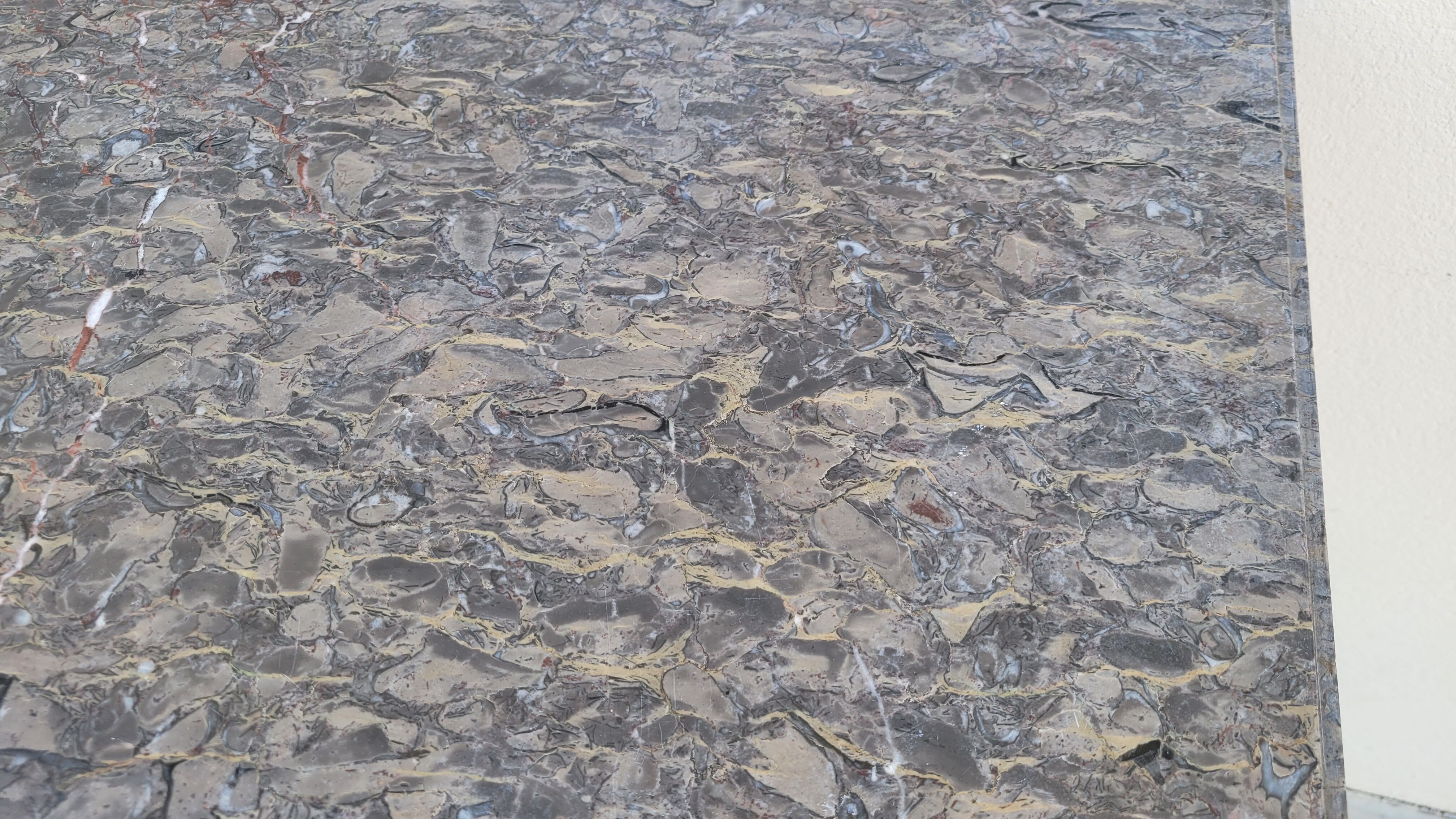 Louis XVI jumping chest of drawers in marquetry 19th