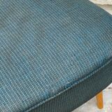 Midnight blue vintage cocktail chair