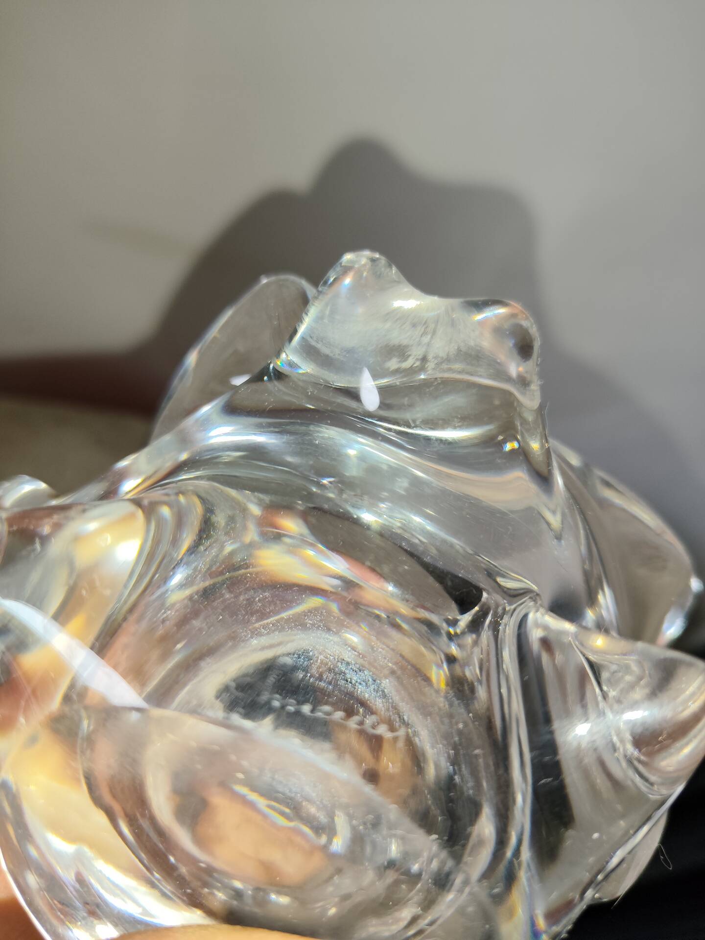 Crystal ashtray catchall Schneider
