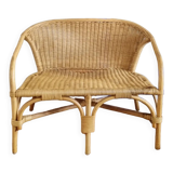 Rattan bench