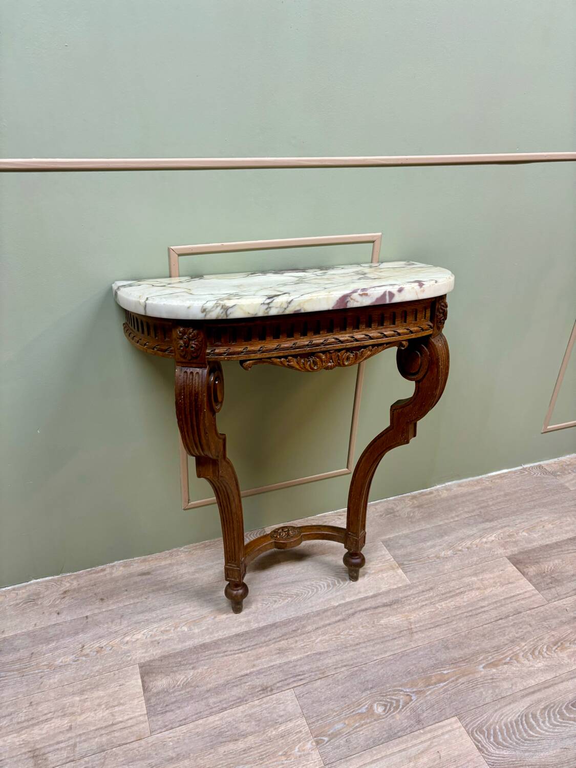 Louis xvi style oak wall console xix eme century