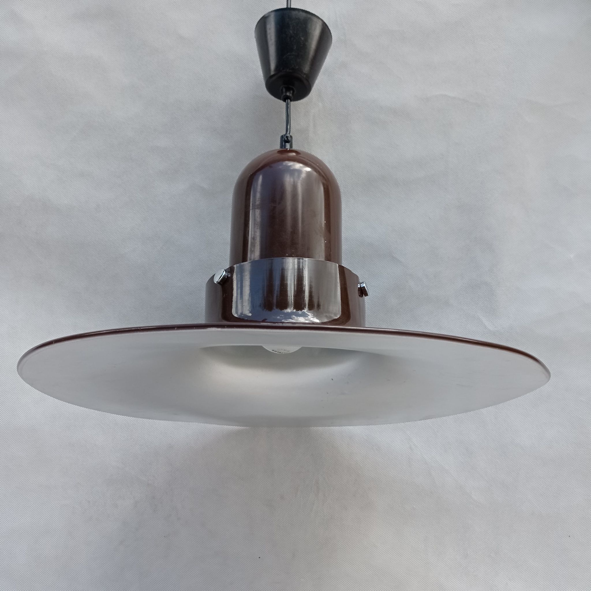 Hanging bronze UFO lamp from Ikea