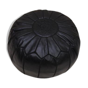 pouf marocain en cuir