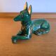 Ceramic dog figurine 1970