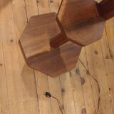 Lampadaire ancien vintage bois