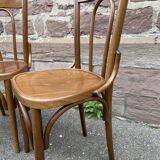 Pair of chairs bistrot bentwood vintage