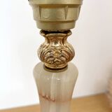Vintage lamp in onyx and gilded brass - 1950s/60s