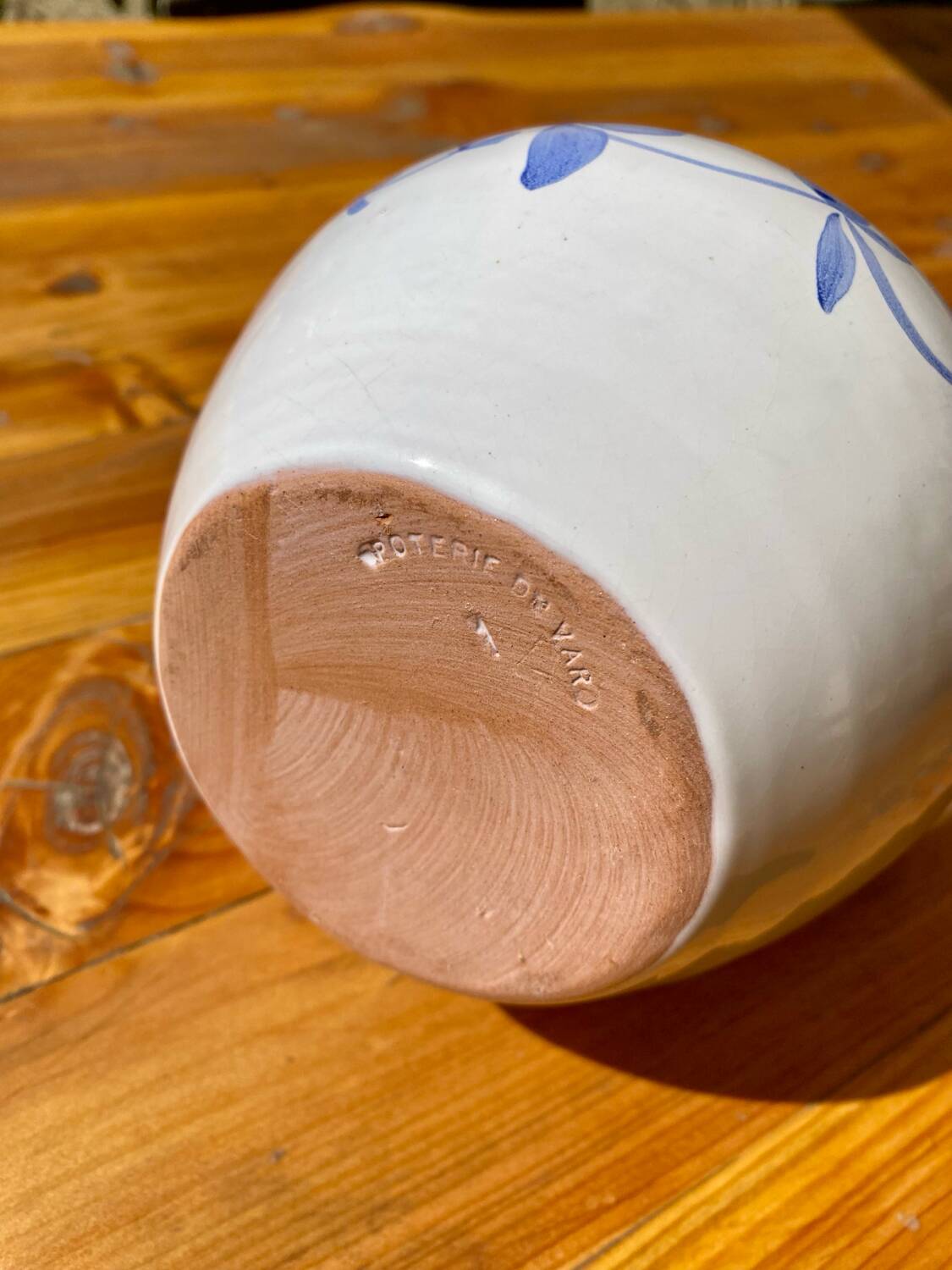 Vintage Var pottery carafe