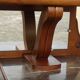 Large two-body buffet in walnut and black marble