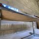 Vintage coffee table in ceramic and chrome steel ceramist adri Vallauris 1960