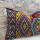 Coussin Kilim berbère vintage, Maroc