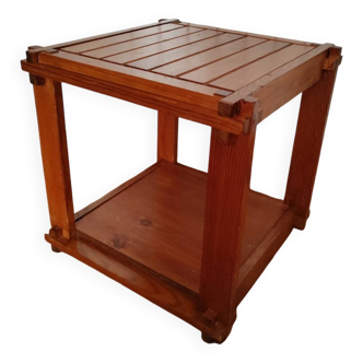 Vintage pine side table