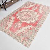 4x7 anatolian handmade vintage rug 215x138cm