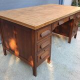 Minister's desk 1930 parquet oak