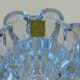 Set of 3 vintage glass candle holders – Glassware from Reims