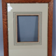 Frame & old glass 45x35 foliage 39,5x29,5 cm wood gilded stucco SB