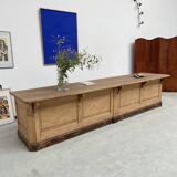 Comptoir chêne et pin XXL 350cm