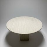 Round dining table by Claude Berraldacci. 1990s. France.