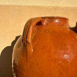 Gargoulette en terre cuite vernissée artisanat ancien ardéchois 1800