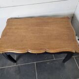 Oak coffee table with 1 drawer